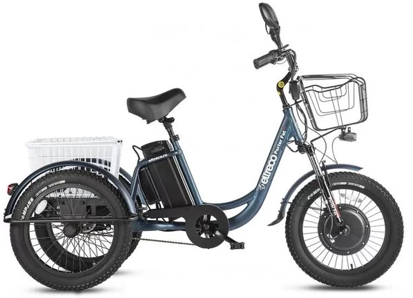 Трехколесный электровелосипед Eltreco Porter Fat 700